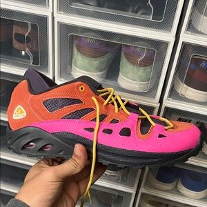 Nike ACG Pink and Orange Trail Shoes